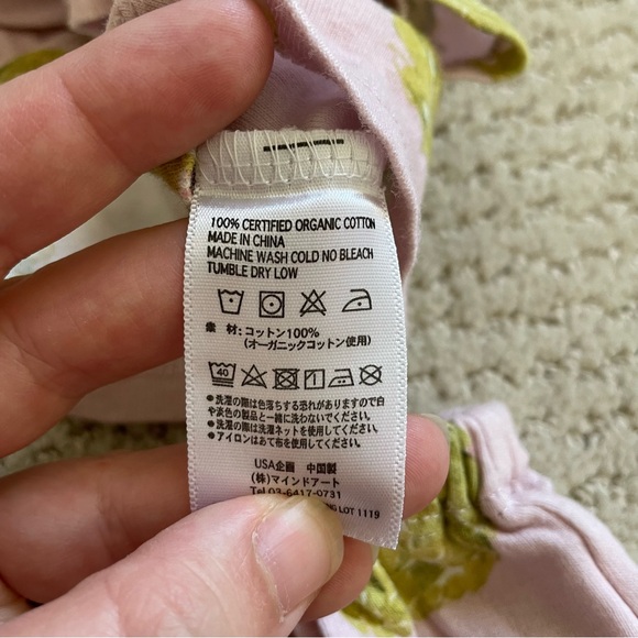 Artichoke Organic Cotton Dress & Bloomer Set 3-6 Months - Picture 6 of 6